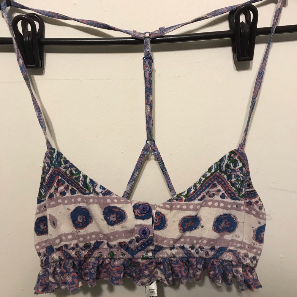 RVCA printed bralette
